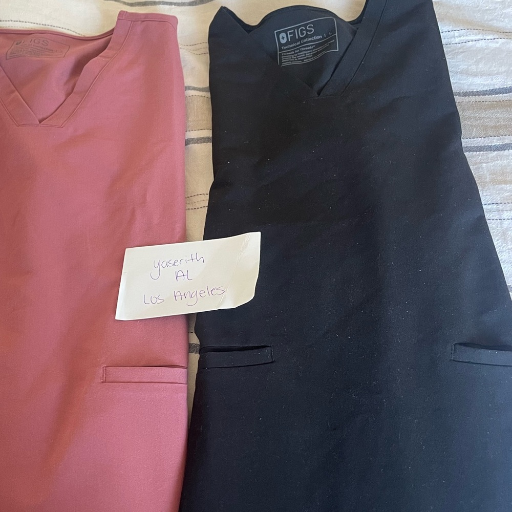Figs Casma shirt BLACK